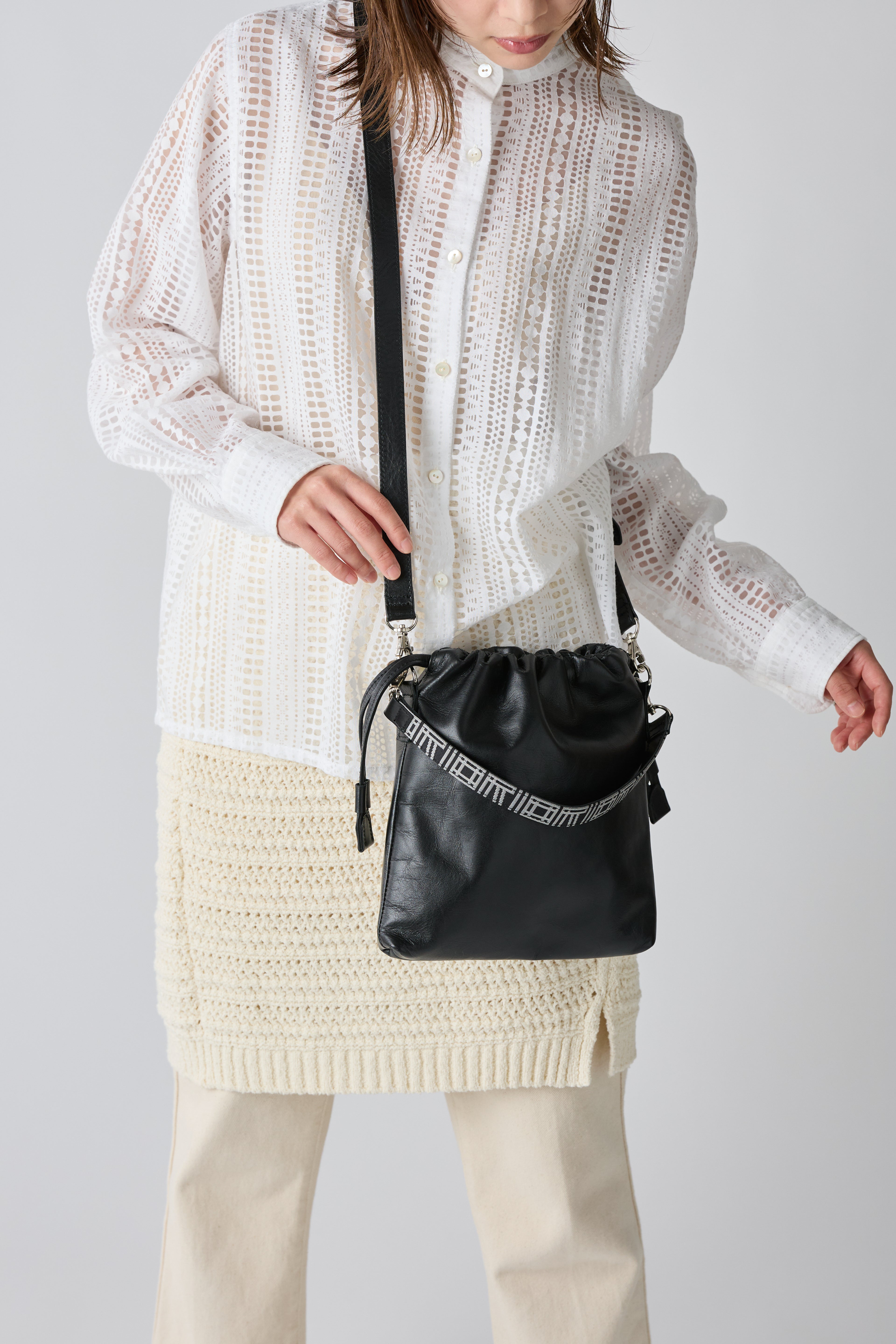 ORIO Leather bag / 博多織×姫路たつのレザー