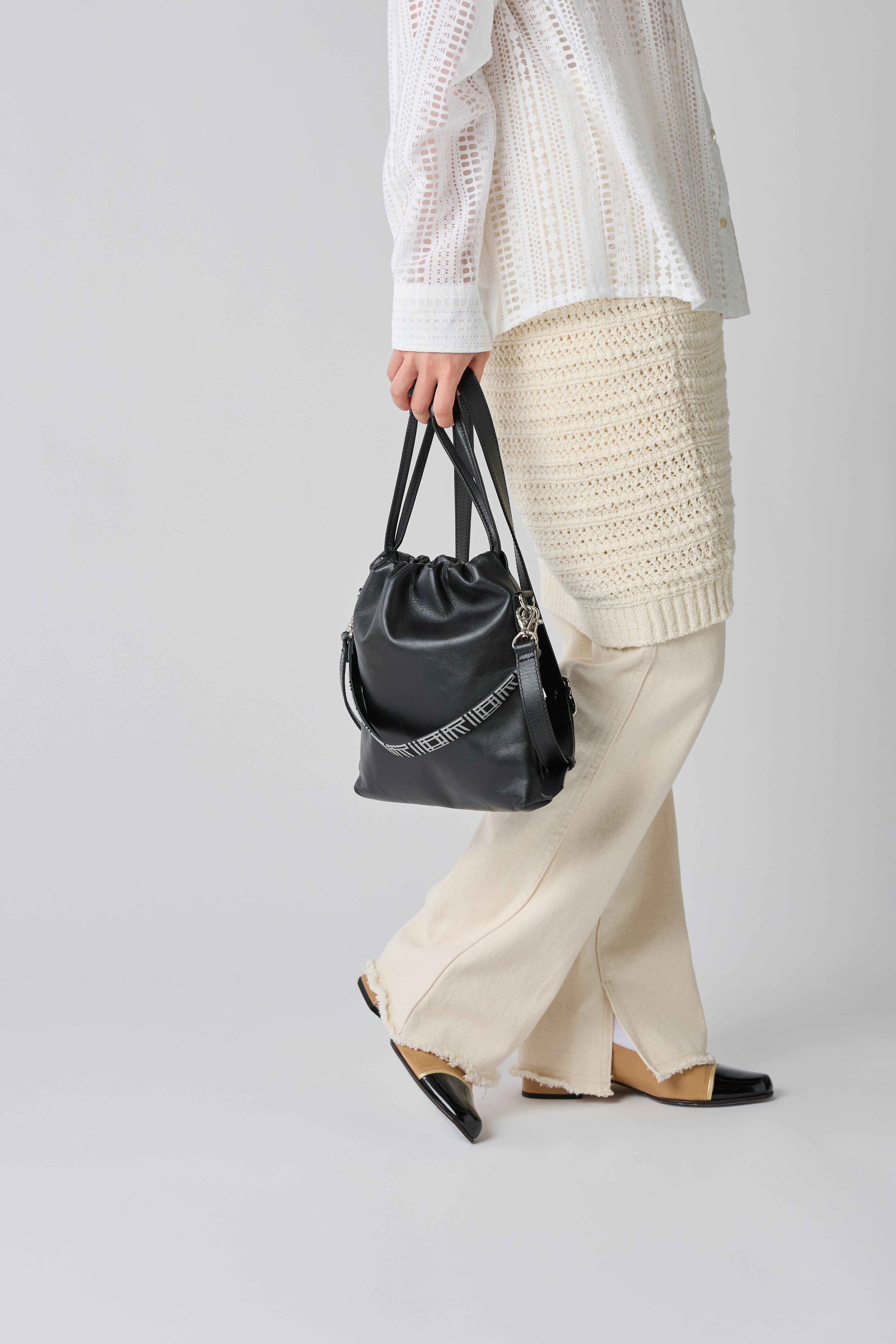 ORIO Leather bag / 博多織×姫路たつのレザー