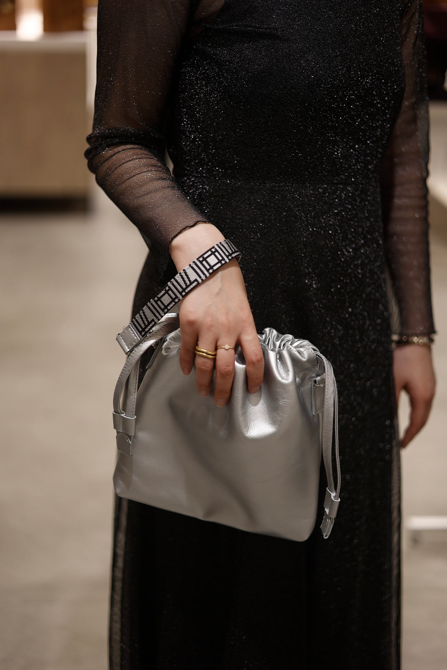 ORIO Leather bag / 博多織×姫路たつのレザー
