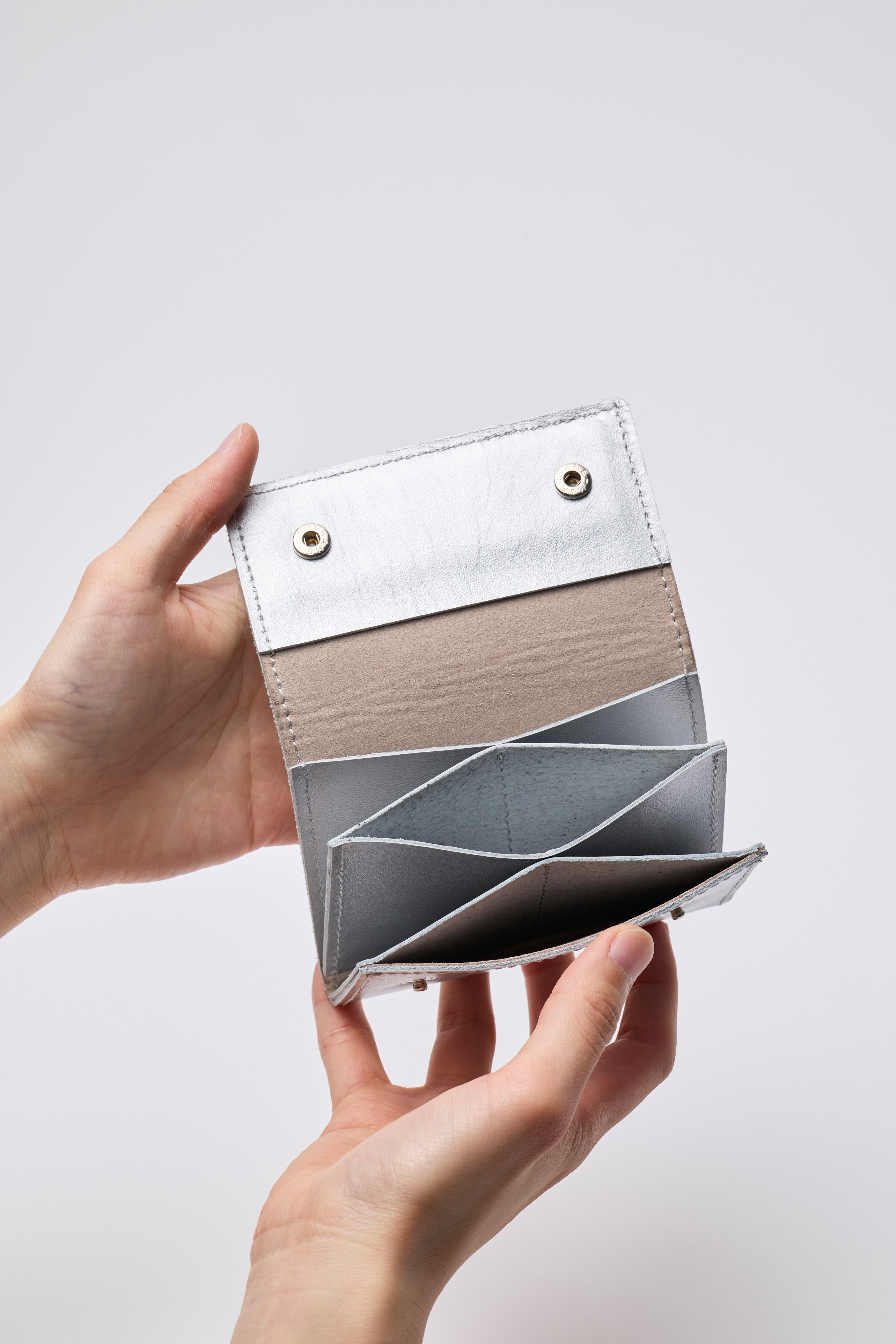 ORIO Leather card case / 博多織×姫路たつのレザー
