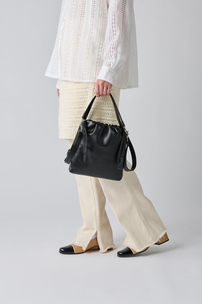 ORIO Leather bag / 博多織×姫路たつのレザー