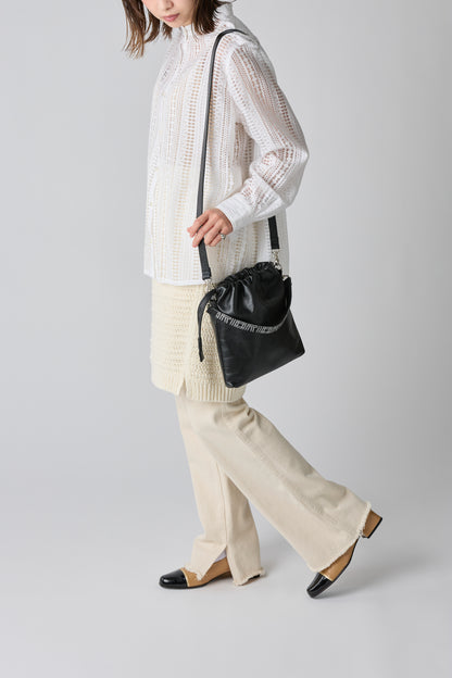 ORIO Leather bag / 博多織×姫路たつのレザー