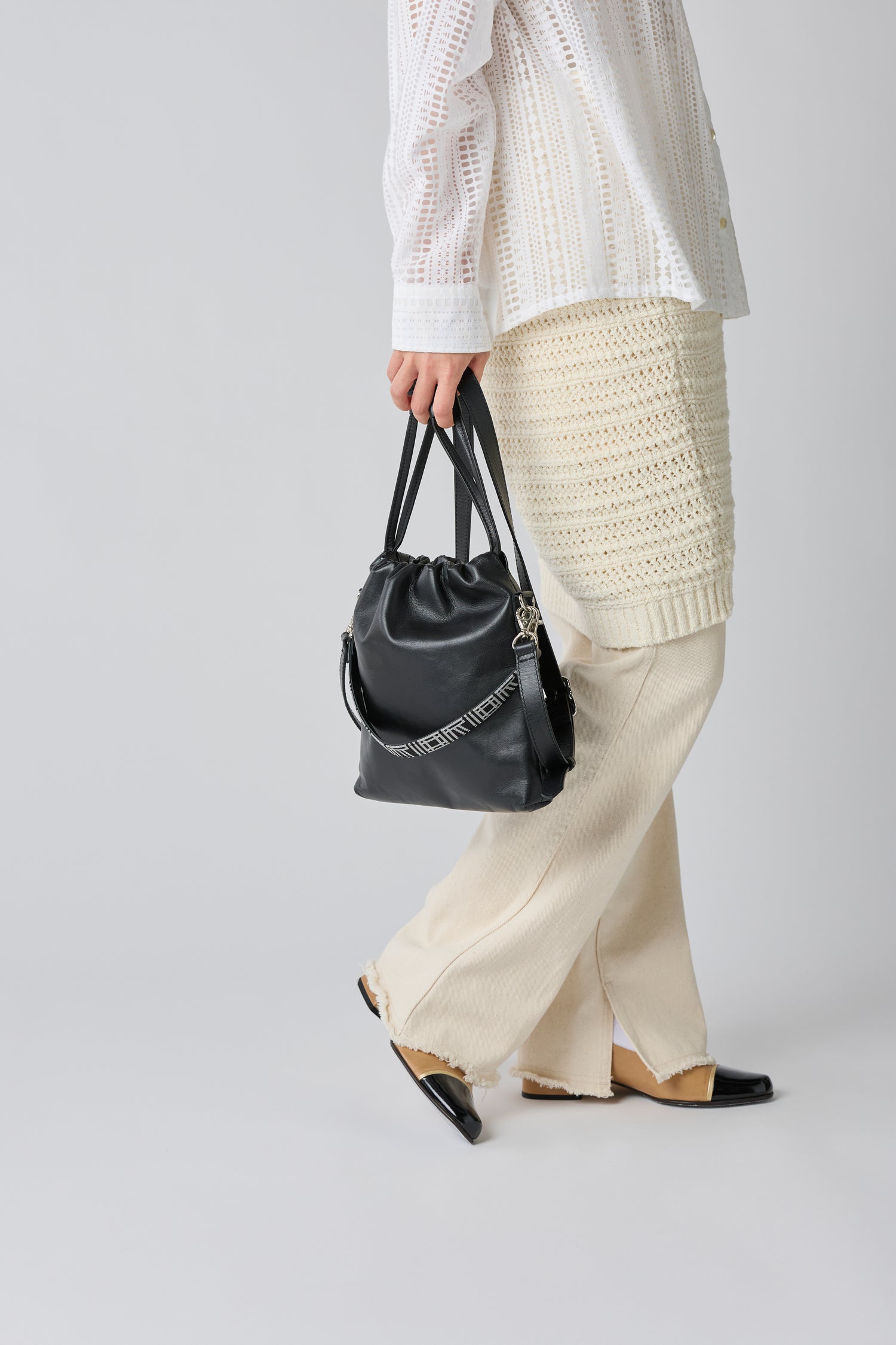ORIO Leather bag / 博多織×姫路たつのレザー