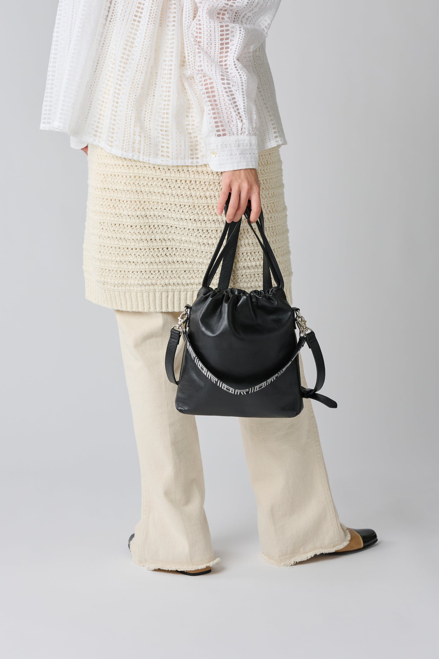ORIO Leather bag / 博多織×姫路たつのレザー